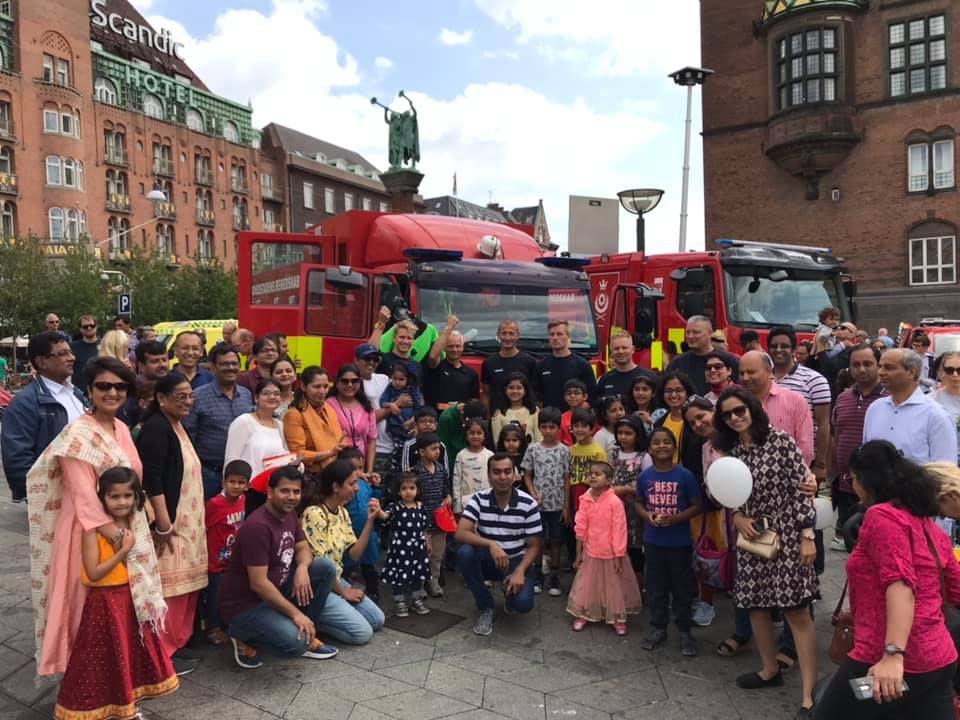 Rakshabandhan Celebrations with Copenhagen Fire Department, Østbanegade