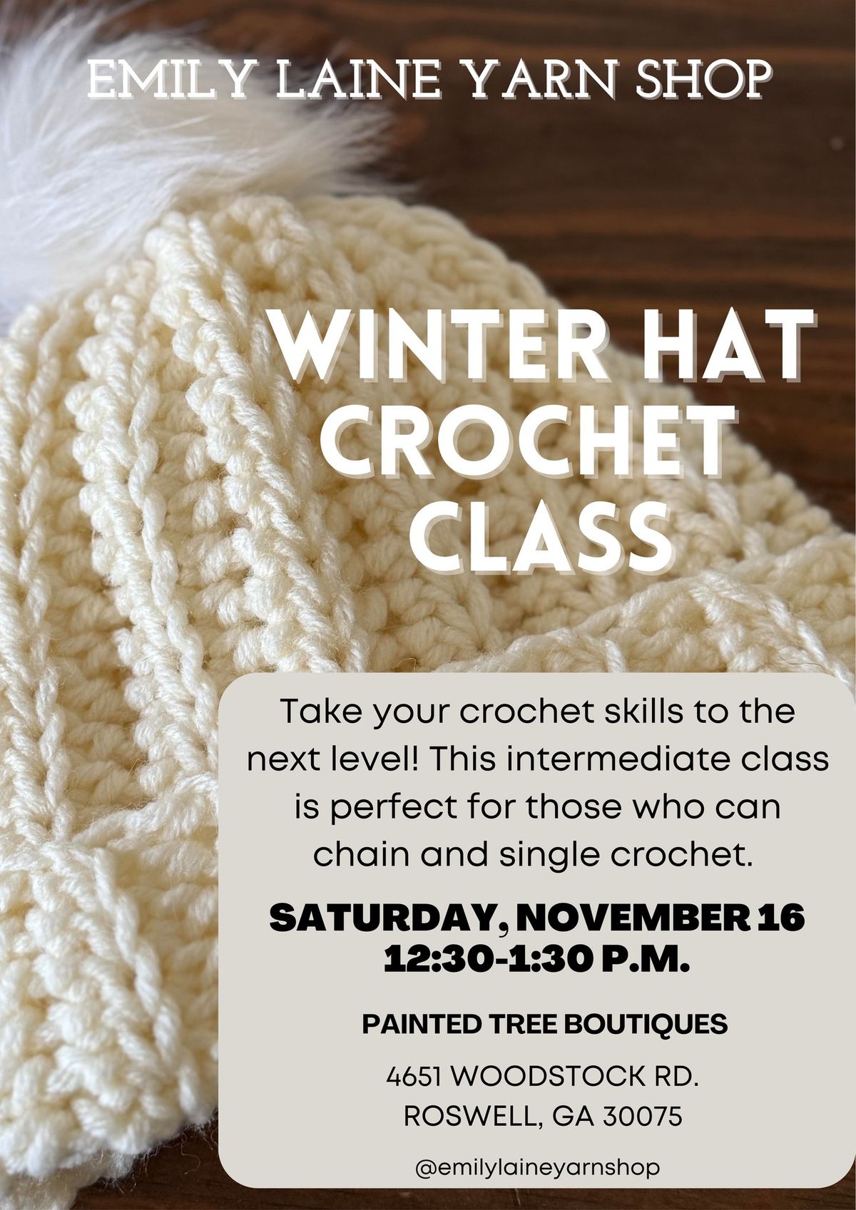 Crochet a Cozy Winter Hat