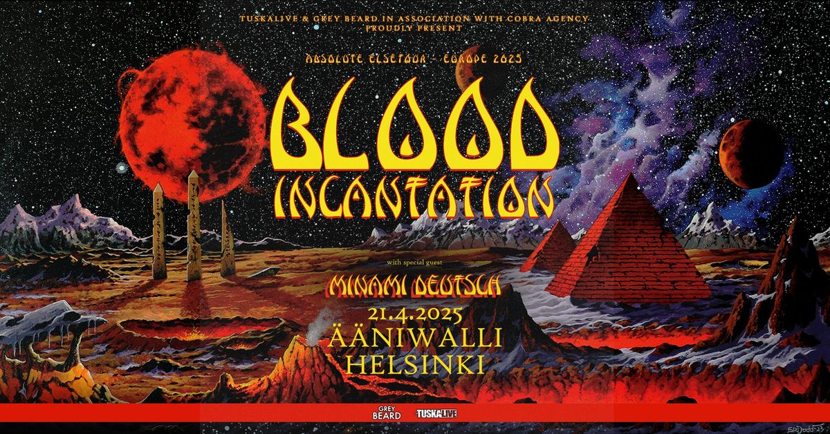 TuskaLive: Blood Incantation, 21.4.2025, Helsinki, \u00c4\u00e4niwalli