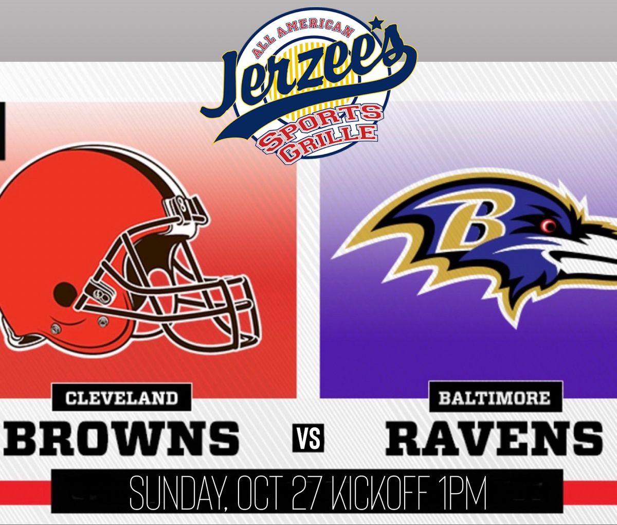 Browns vs Ravens