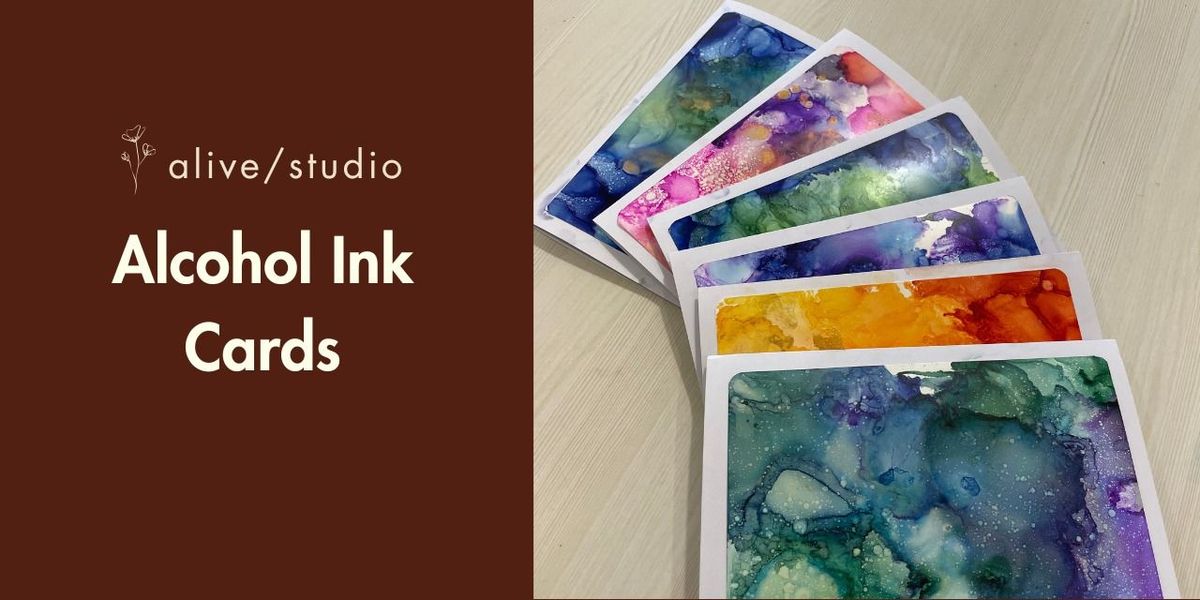 Alcohol Ink Card