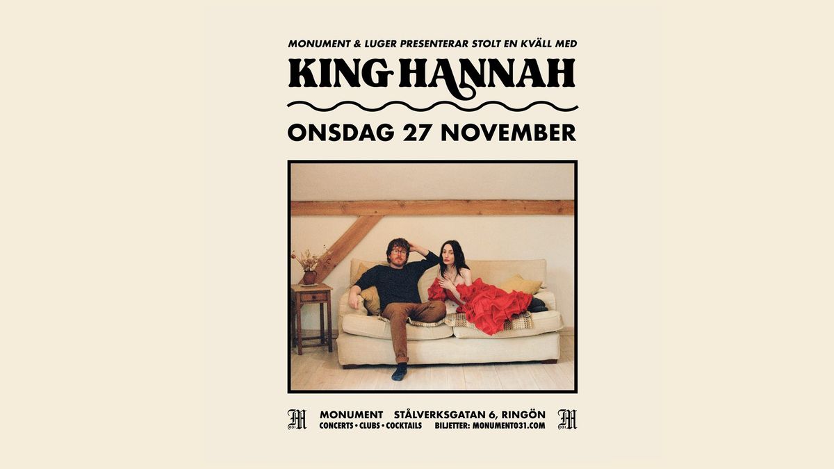 King Hannah (UK) 27\/11