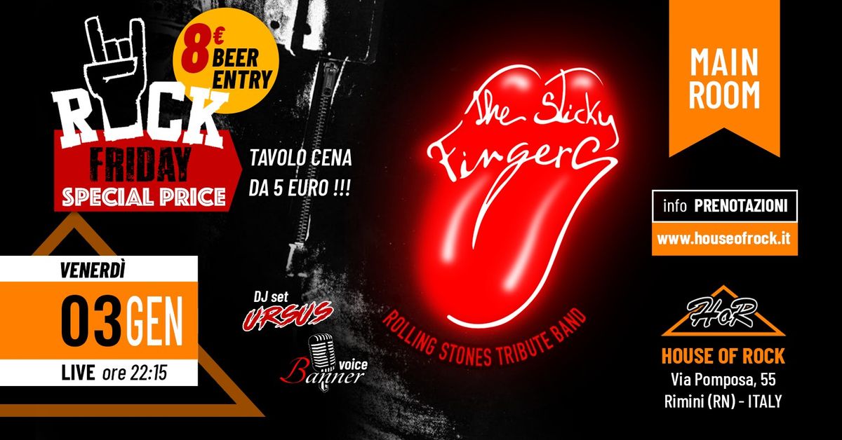 HoR LiVE | Rock Friday - The Sticky Fingers - Rolling Stones Tribute Band