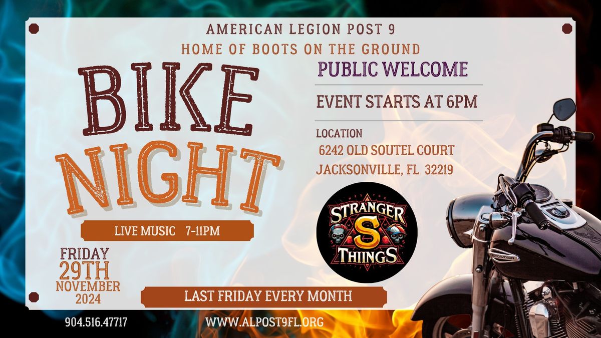 BIKE NIGHT w STRANGER THINGS