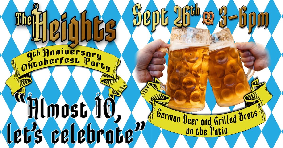 9th Anniversary Octoberfest Party