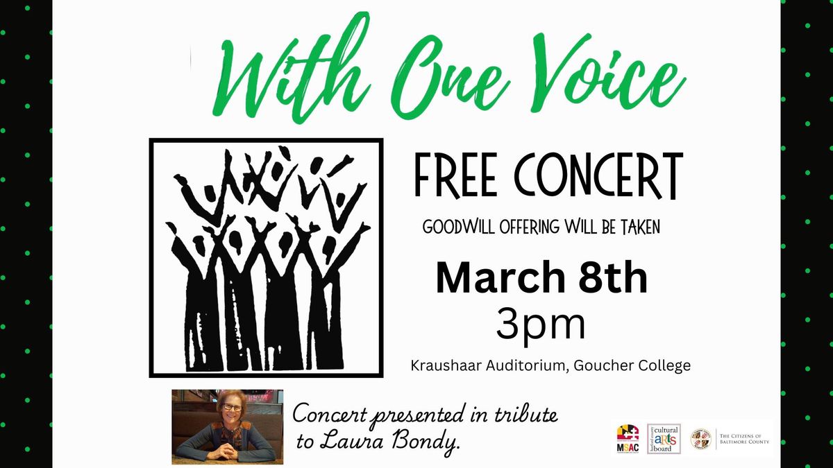 With One Voice Free Concert