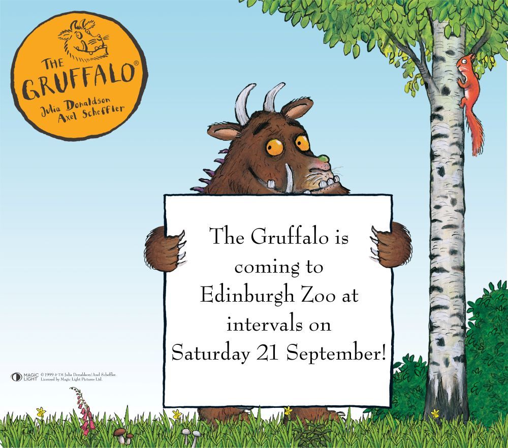 See the Gruffalo at Edinburgh Zoo!