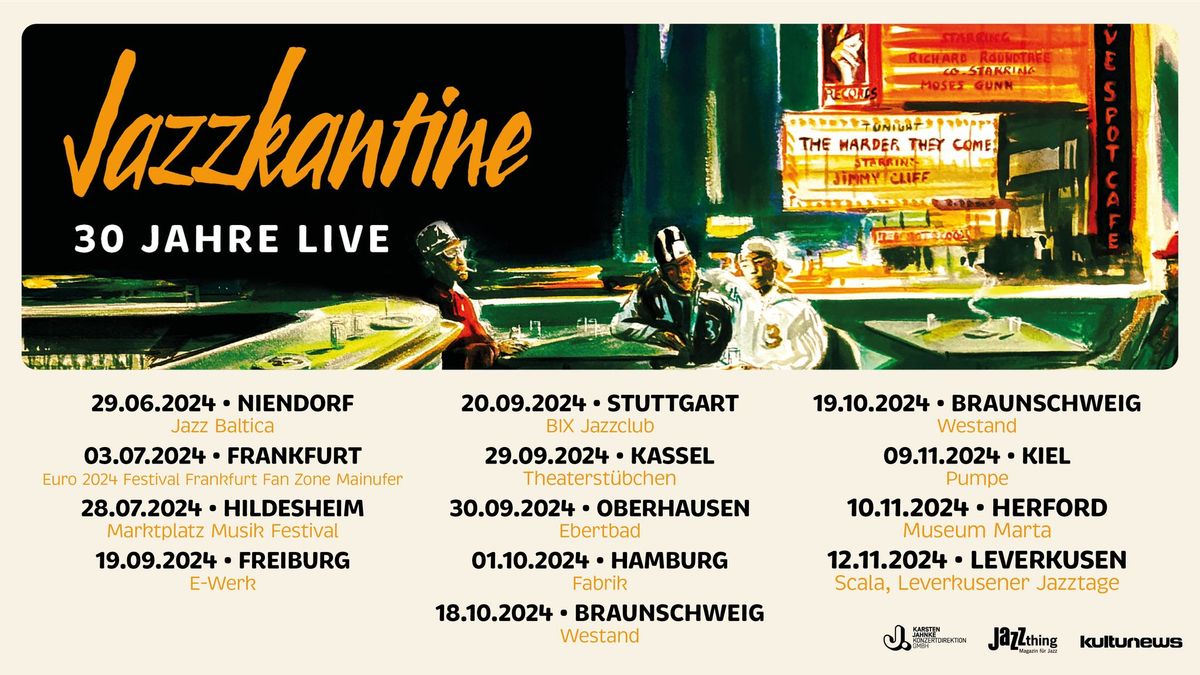 Jazzkantine | 30 Jahre Live | Hamburg