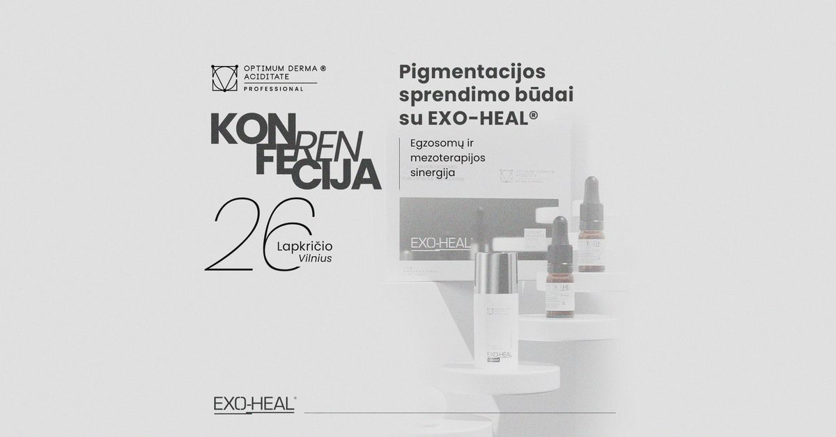 PIGMENTACIJOS SPRENDIMO B\u016aDAI SU EXO-HEAL\u00ae. EGZOSOM\u0172 IR MEZOTERAPIJOS SINERGIJA | VILNIUS