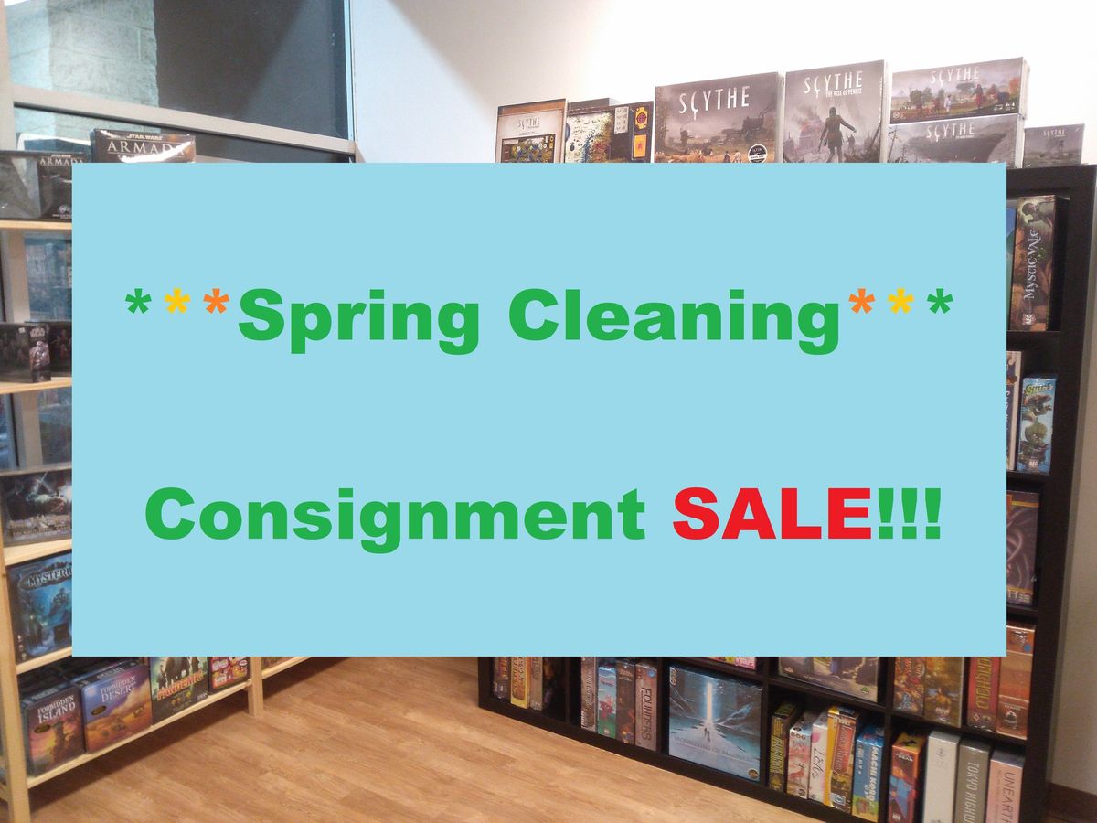 "Spring Cleaning" Consignment Sale