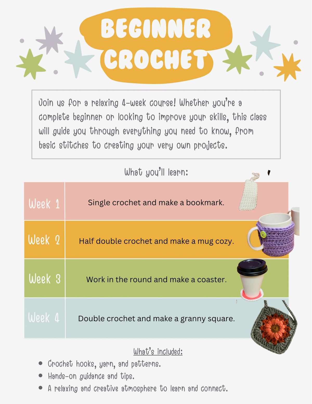 Beginner Crochet Class