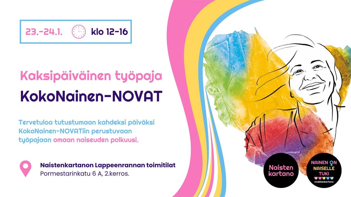 TY\u00d6PAJA: KokoNainen-NOVAT | 23.-24.1.2025