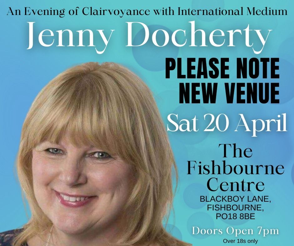 **SOLD OUT**An Evening Of Clairvoyance With International Medium - Jenny Docherty