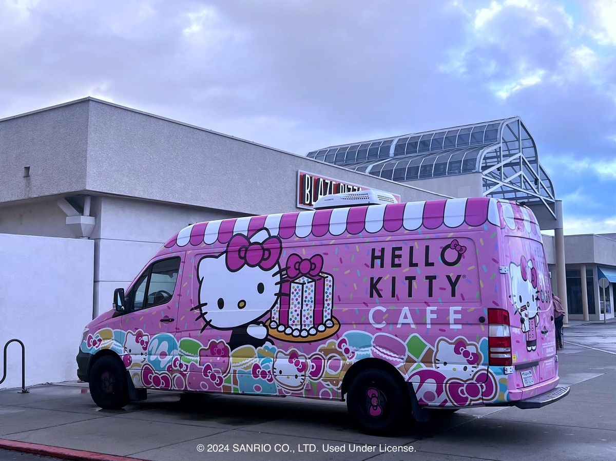 Hello Kitty Cafe Truck West - Stockton Appearance