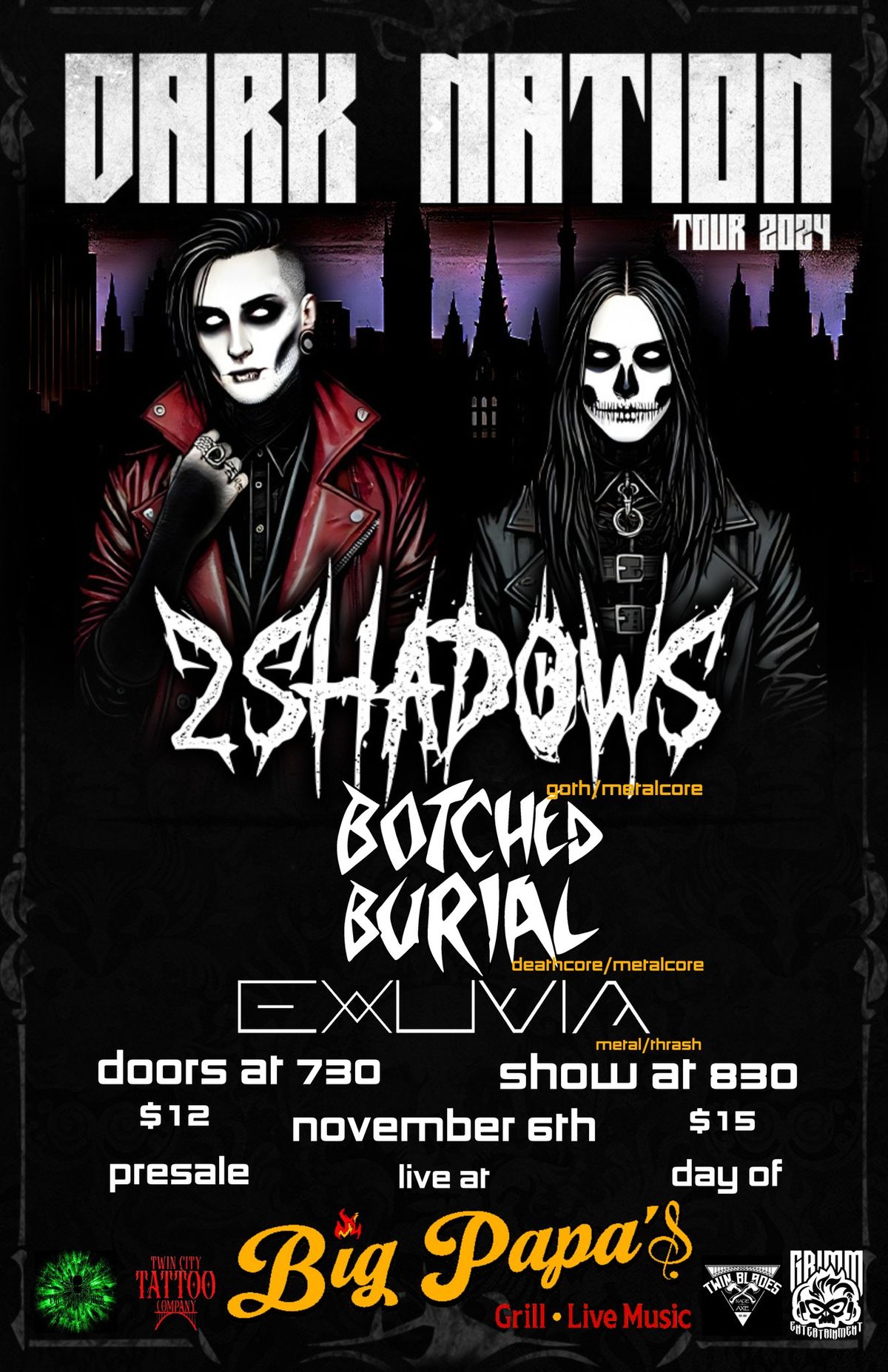 Goths Doing Ungothly Things-2 Shadows w\/Botched Burial and Exuvia