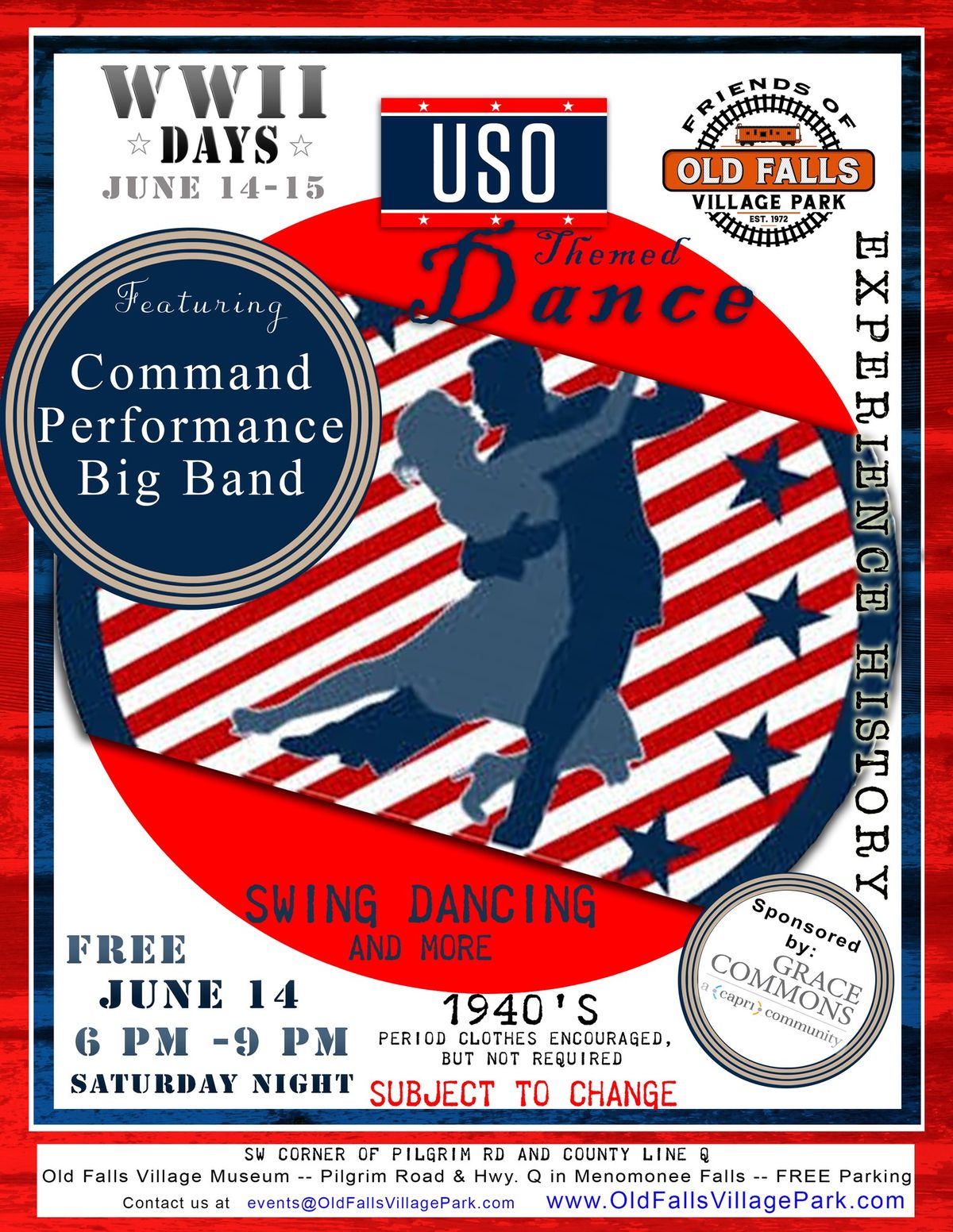 USO Themed Concert and Dance