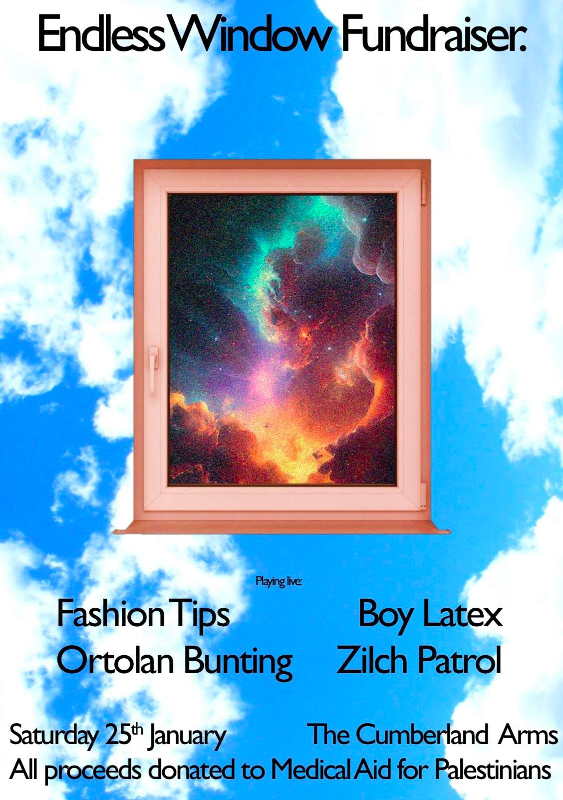 EW Fundraiser: Fashion Tips \/ Holy Braille \/ Boy Latex \/ Ortolan Bunting \/ Zilch Patrol