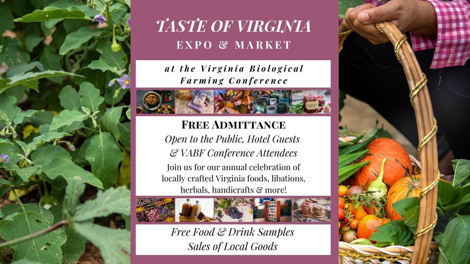 Taste of Virginia Expo & Market (Free Event!)