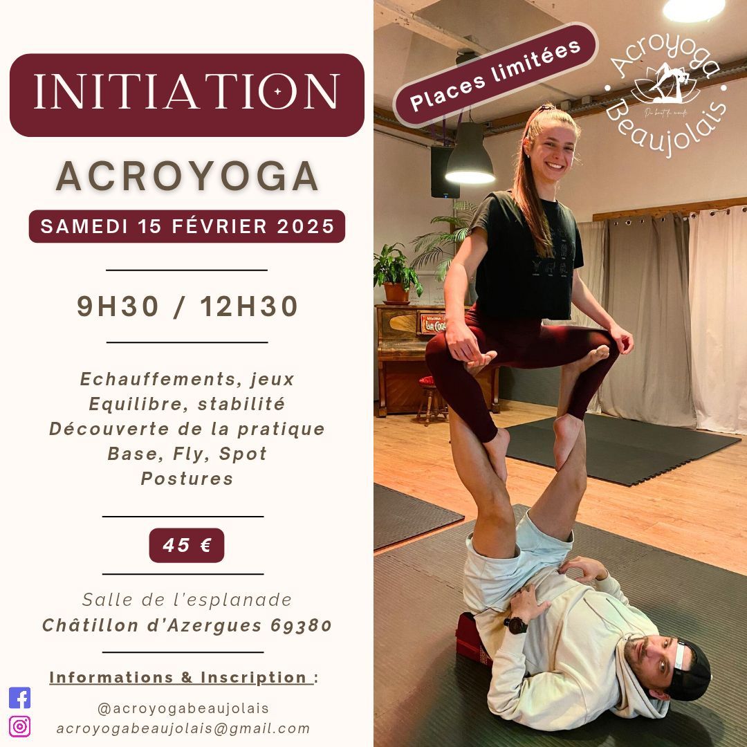 initiation Acroyoga Beaujolais \ud83e\udd38\ud83c\udffc\u200d\u2642\ufe0f