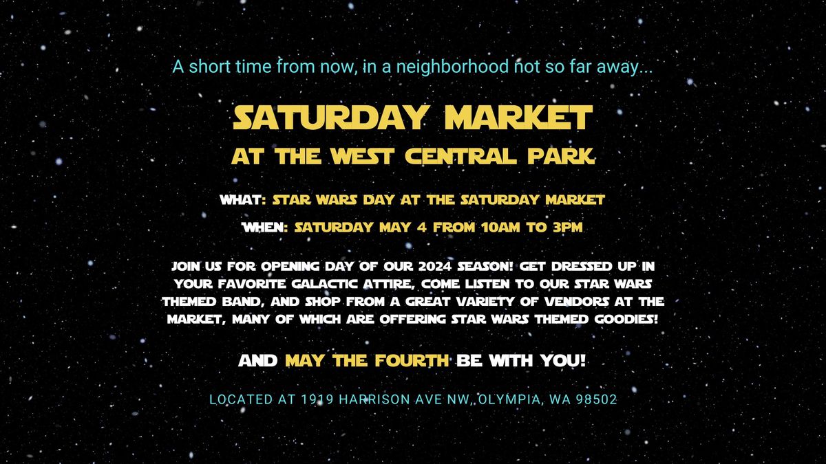 Star Wars Day at the Market