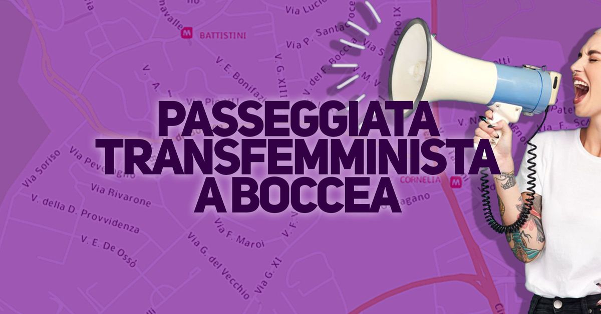 Passeggiata transfemminista a Boccea