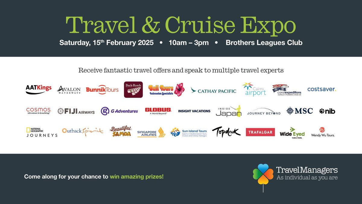 Travel & Cruise Expo Cairns - 15th February 2025