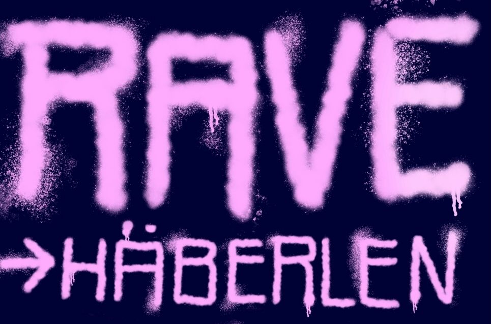 Rave im  H\u00e4berlen - Techno-Beat