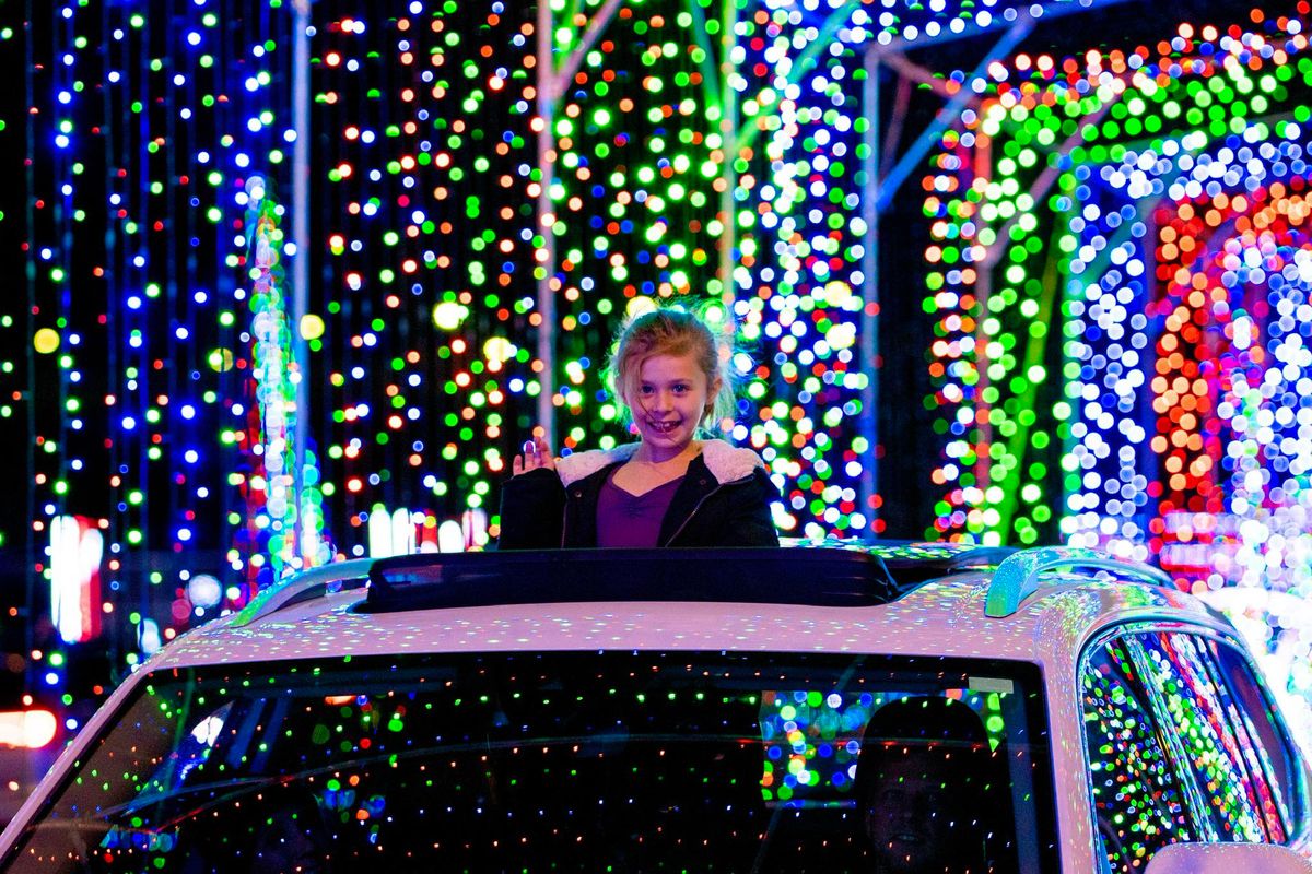 Glow Light Show at Coolray Field