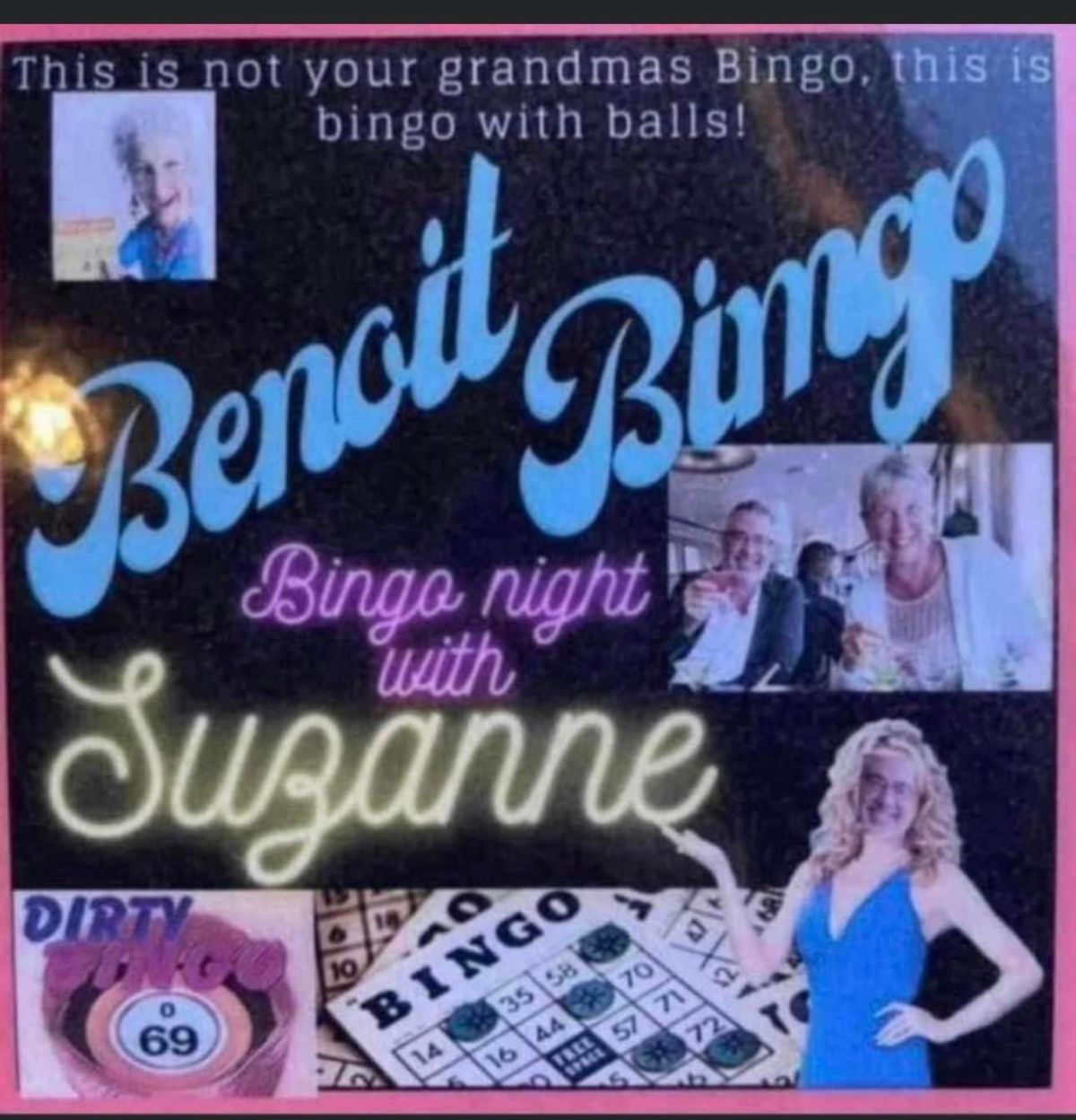 BINGO - Hosted Suzanne Benoit (where comedy meets bingo) 