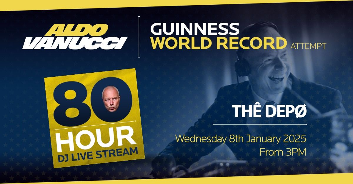 80 hr Dj Live Stream Guinness World Record Attempt