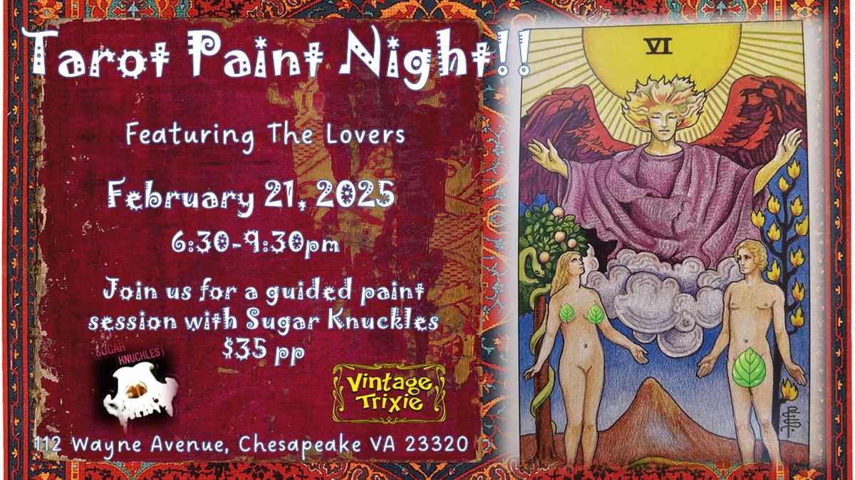 Tarot Paint Night - The Lovers