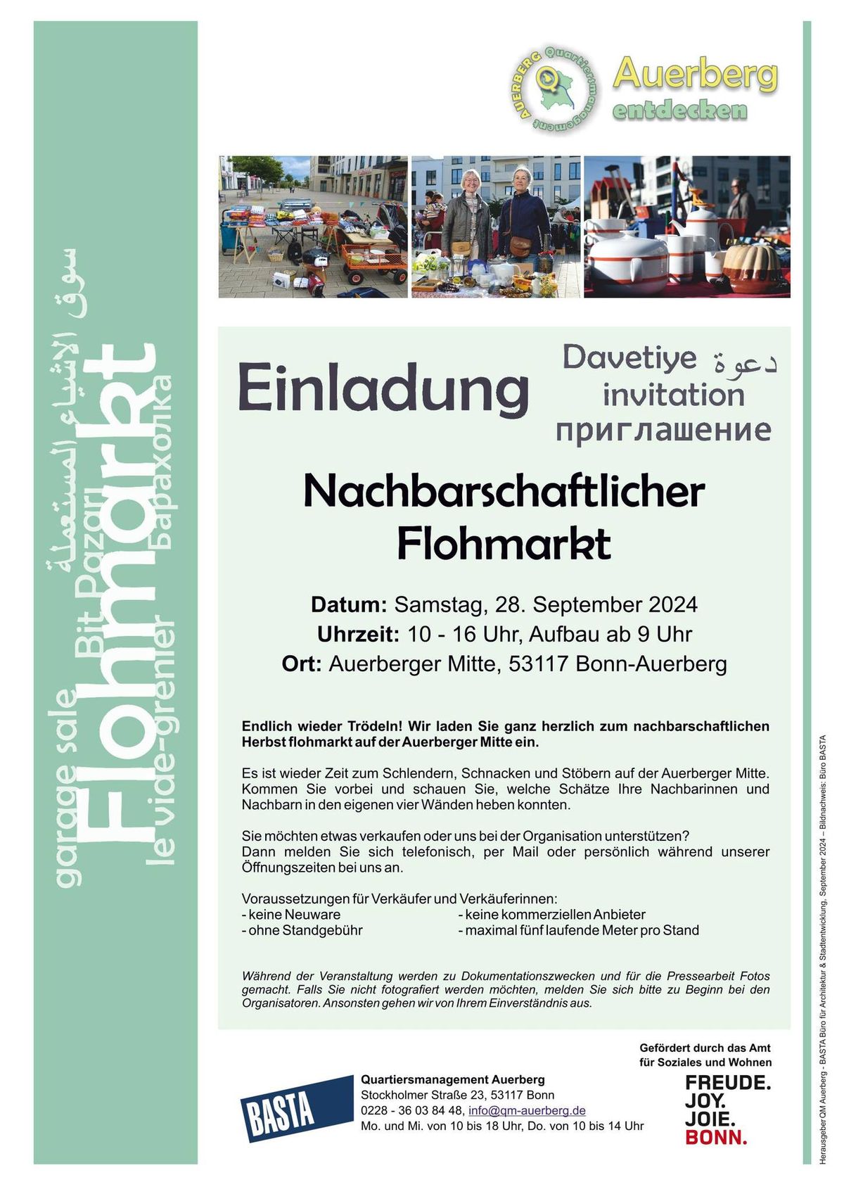 Nachbarschaftlicher Herbstflohmarkt 