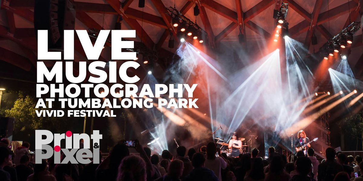 Live music photography at Tumbalong Park (Vivid Festival)
