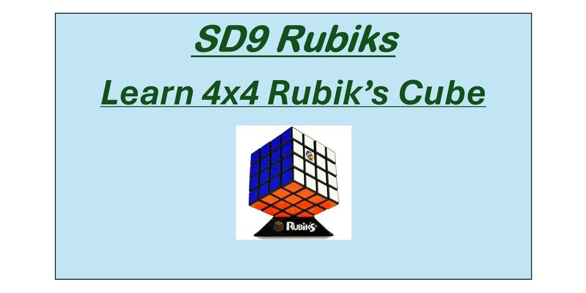 Learn 4x4 Rubik's Cube - Basic