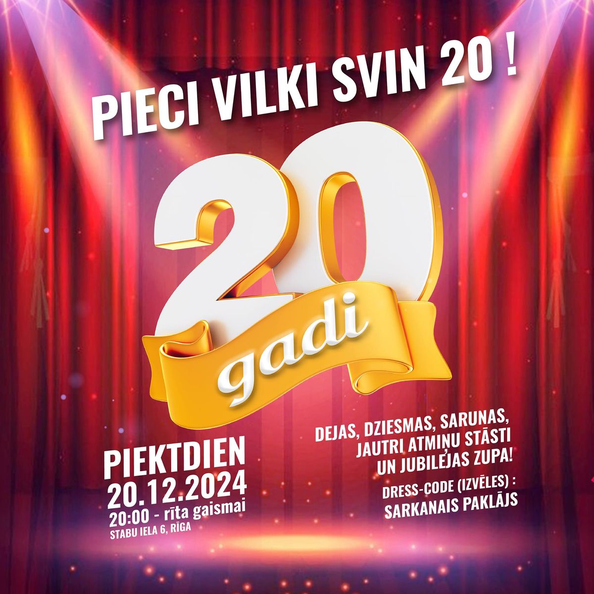 Pieciem Vilkiem 20!