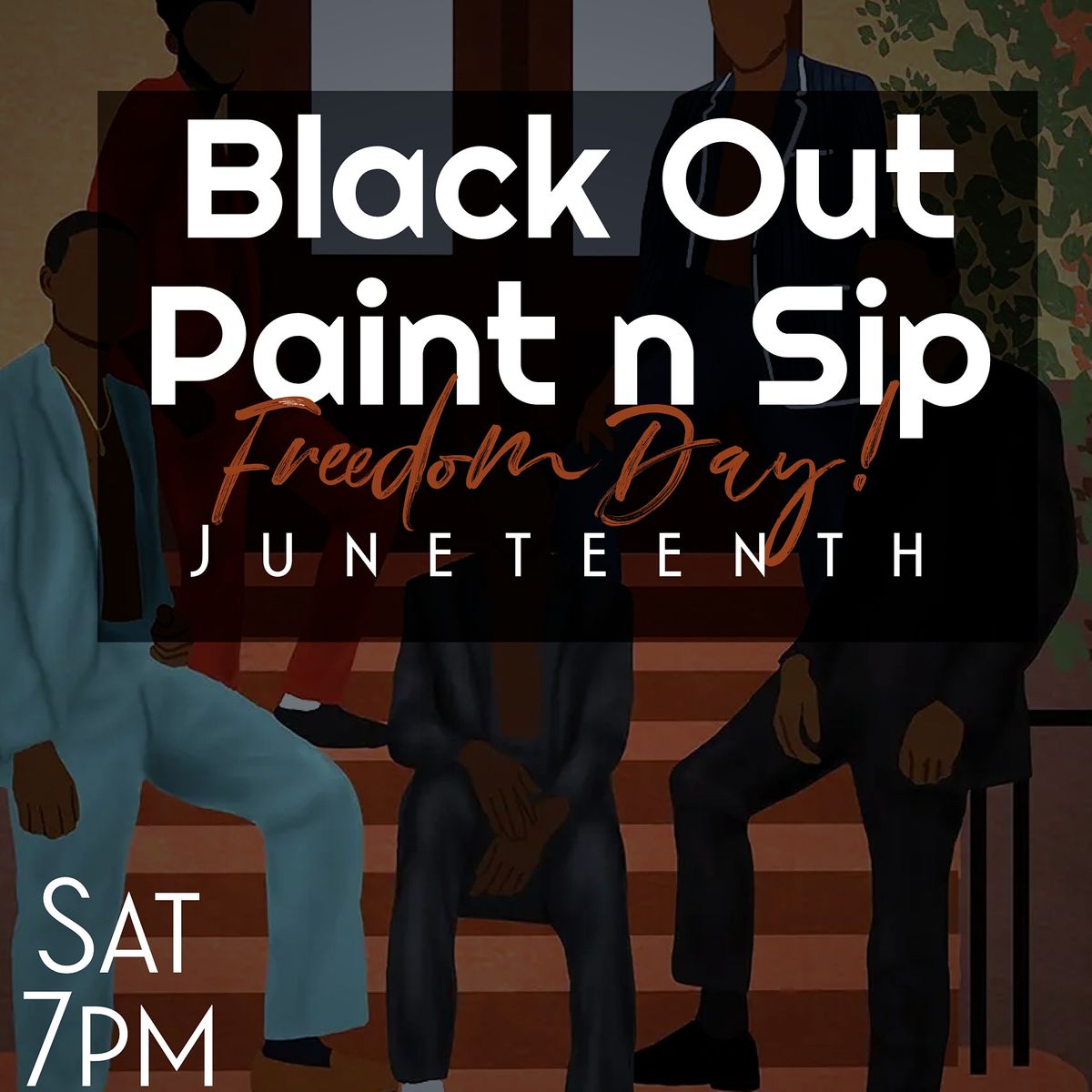 Black Out Paint & Sip party