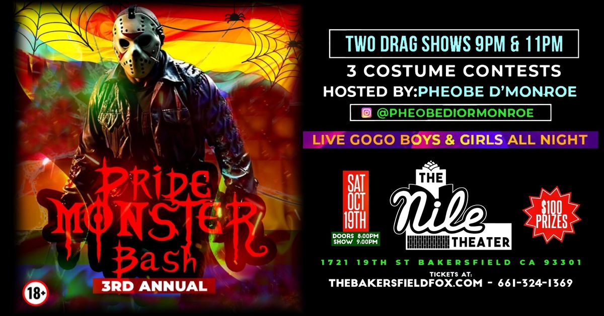 3rd Annual MONSTER BASH PRIDE 2024