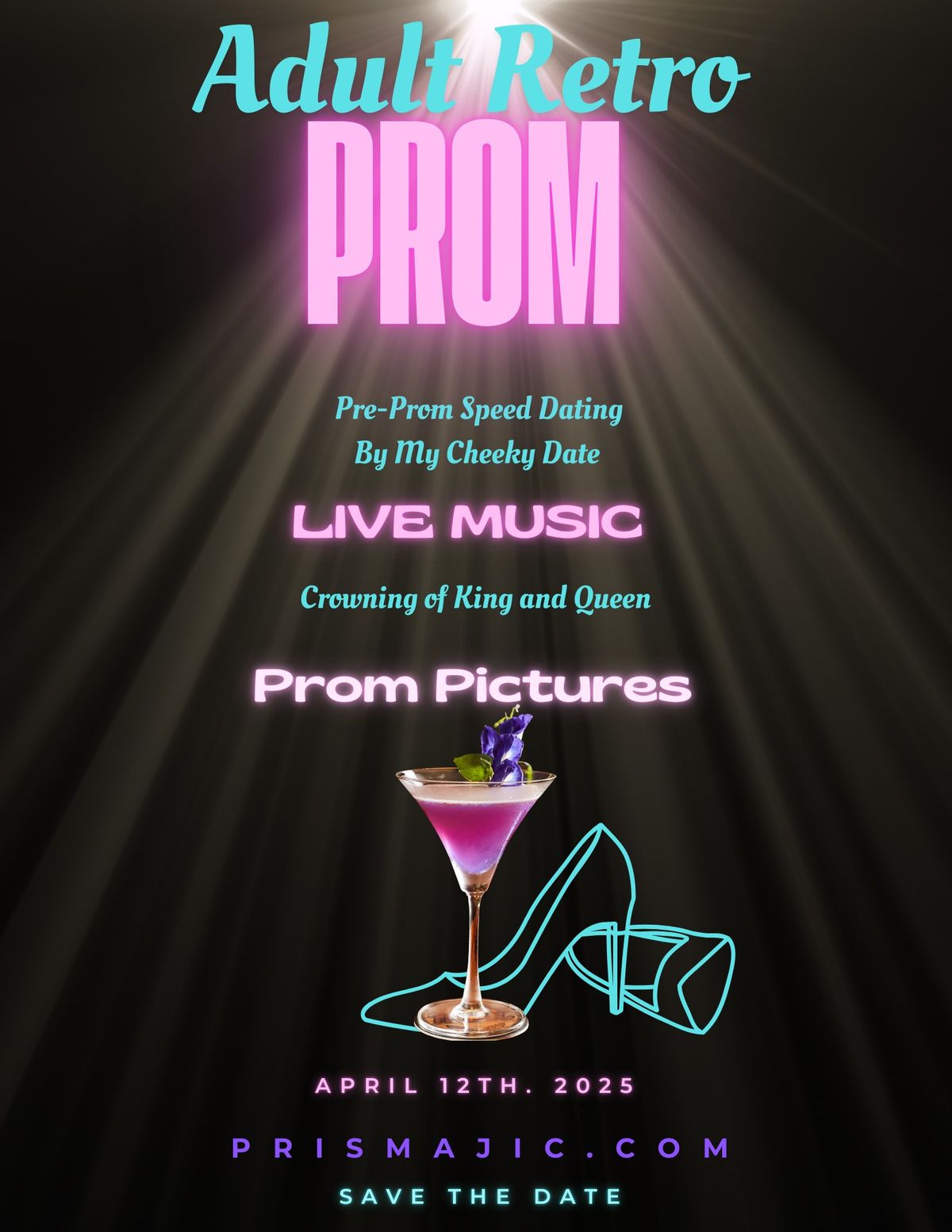 Adult Retro Prom - Save The Date! 