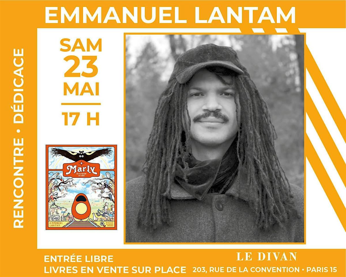 Emmanuel Lantam pr\u00e9sente son roman graphique \u00ab Marly ou la neige en \u00e9t\u00e9 \u00bb