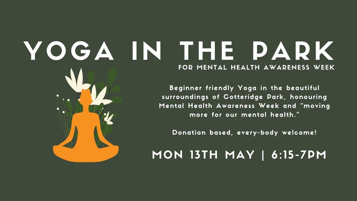 Yoga in the Park (Mental Health Awareness Week)