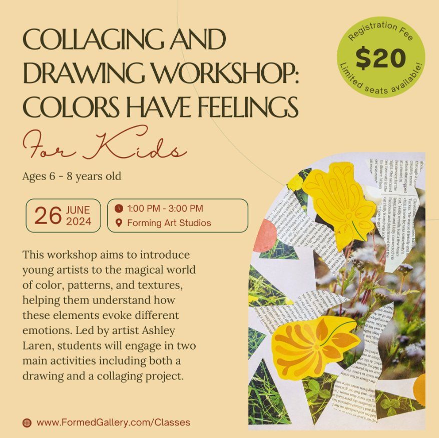 Kids Collaging & Drawing Workshop: Colors Have Feelings