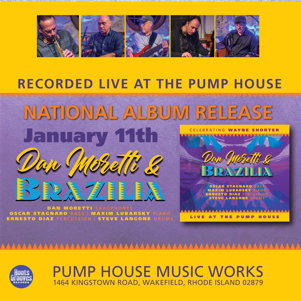 Dan Moretti & Brazilia - Live Album Release