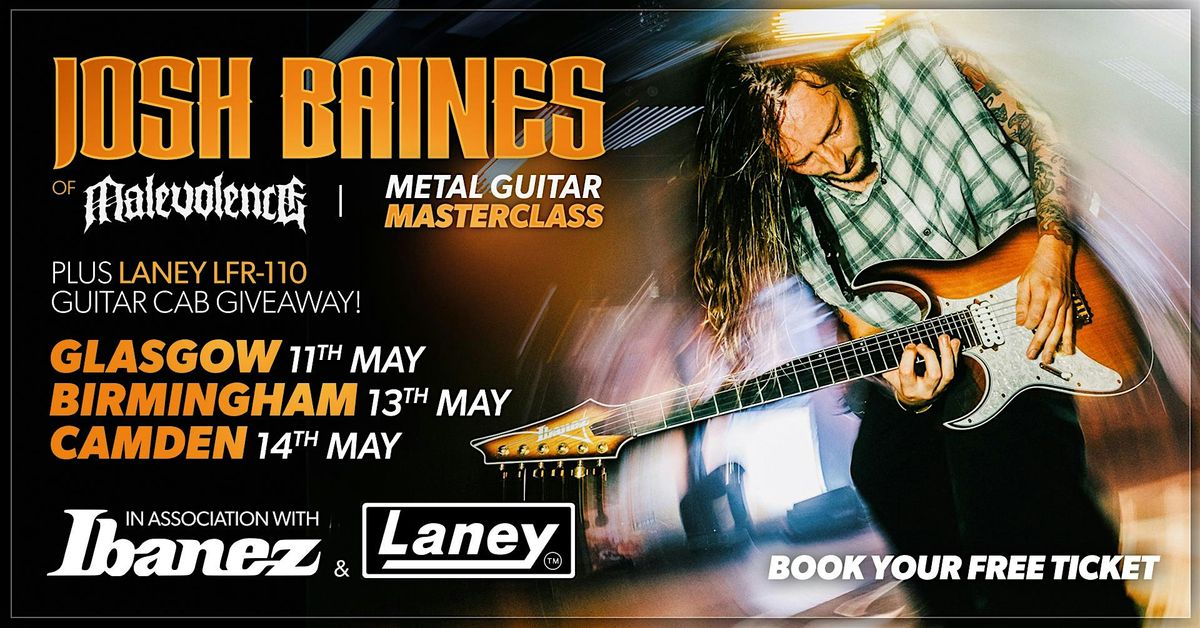 Josh Baines Metal Guitar Masterclass at guitarguitar Glasgow!