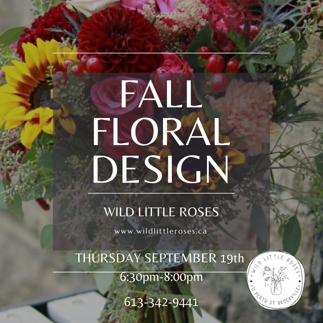 Fall Floral Design 