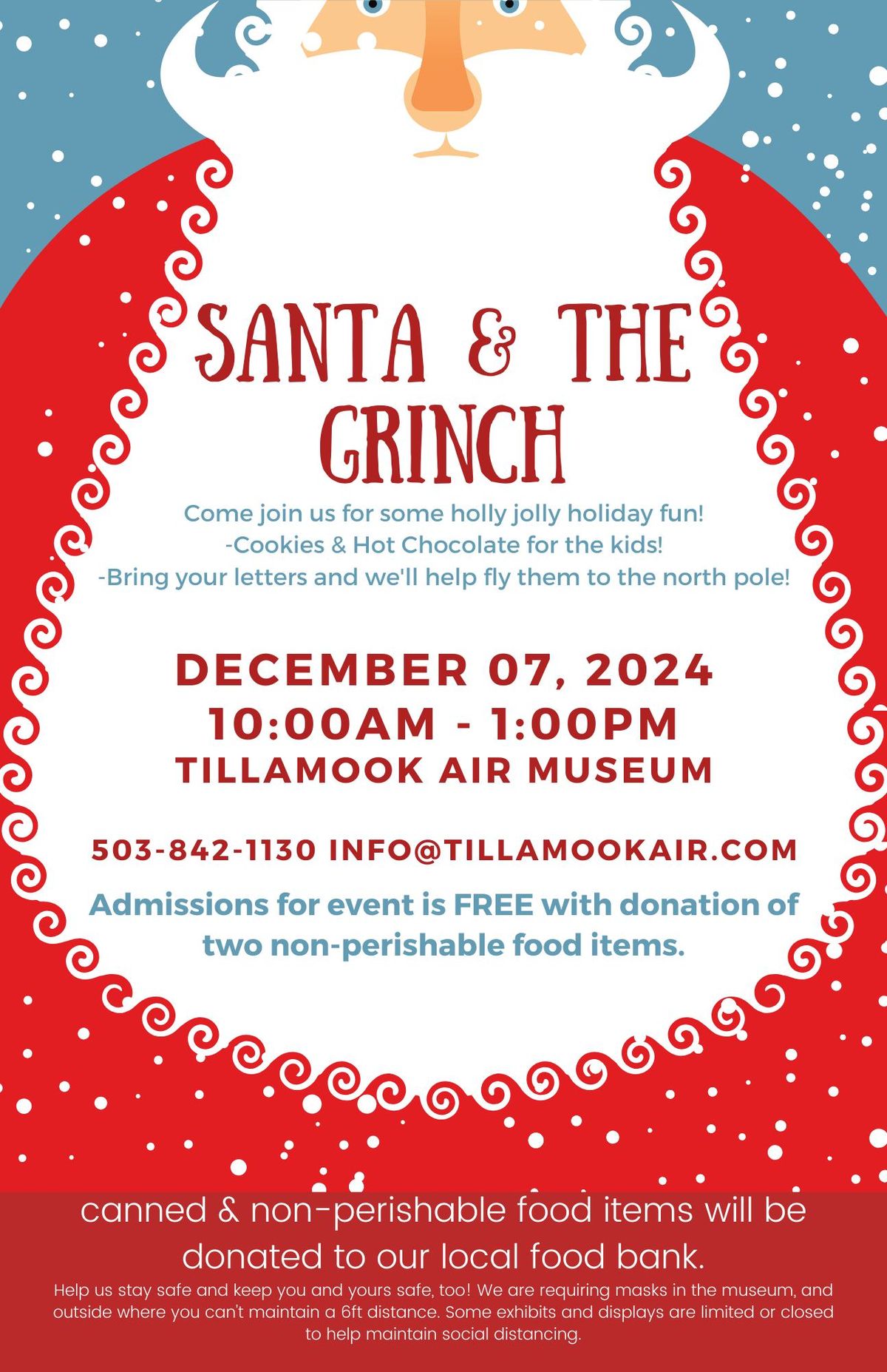 Santa Claus & The Grinch @ The Air Museum