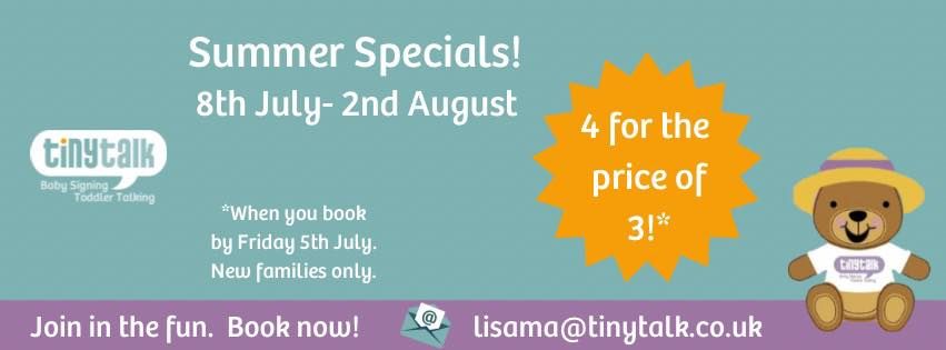 Summer Specials - 4 for the price of 3!