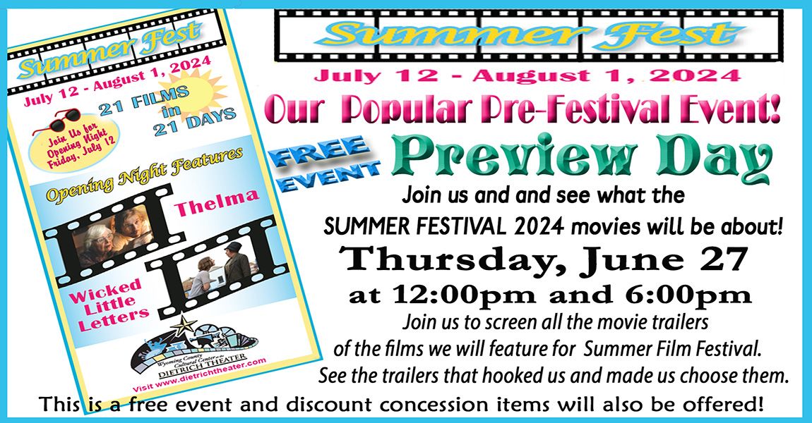 Summer Film Fest PREVIEW DAY