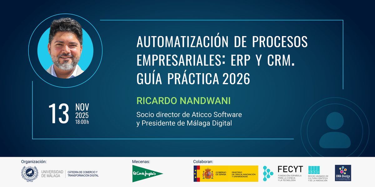 Automatizaci\u00f3n de procesos empresariales: ERP y CRM. Gu\u00eda Pr\u00e1ctica 2026