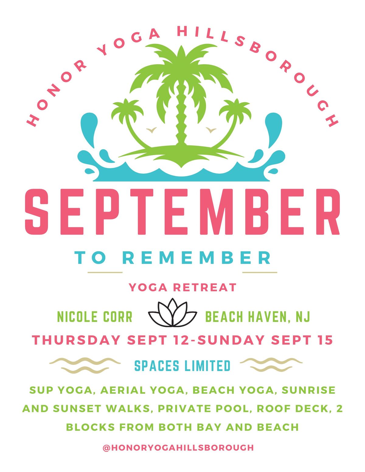 September to Remember LBI yoga retreat