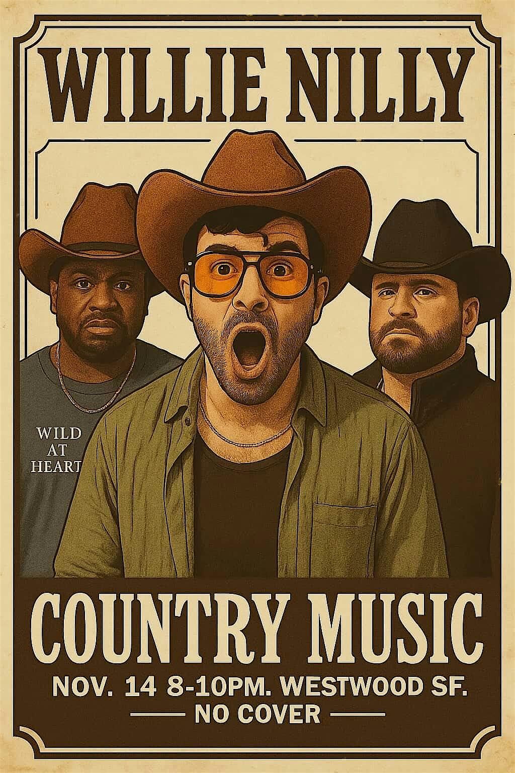 LIVE Willie Nilly Country Music at Westwood